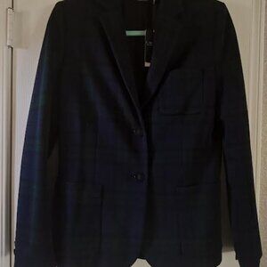 Ralph Lauren Navy Blue and Green Blazer